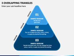 3 Overlapping Triangles PowerPoint Template - PPT Slides