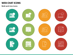 Web Chat Icons PPT Slide 2
