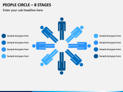 People Cirlce - 8 Stages PPT Slide 1