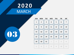Calendar 2020 - Type 4 PPT Slide 4