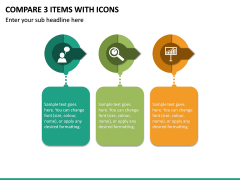 Compare 3 Items With Icons PPT Slide 2