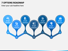 7 Options Roadmap PPT Slide 1