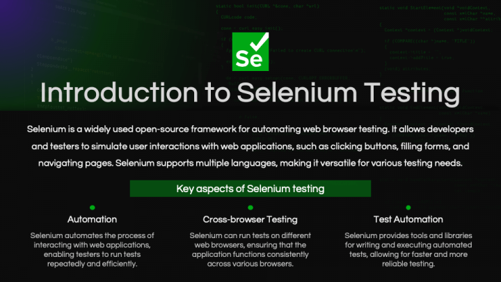 Selenium Testing PowerPoint and Google Slides Template - PPT Slides