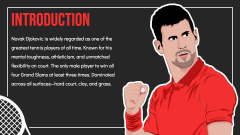 Novak Djokovic PPT Slide 3