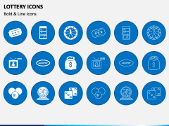 Lottery Icons PPT Slide 2
