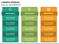 3 Month Schedule PPT Slide 5