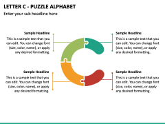 Letter C - Puzzle Alphabet PPT Slide 2