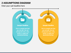 2 Assumptions Diagram PPT Slide 1