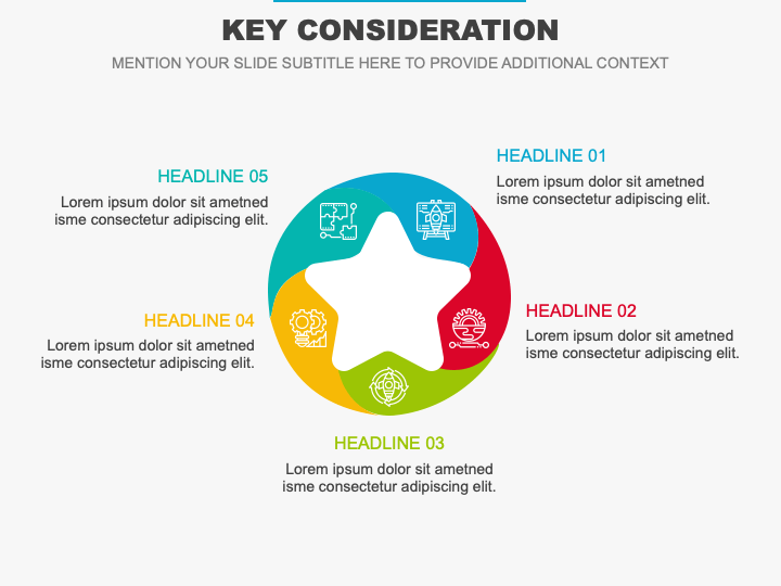 Key Consideration PowerPoint and Google Slides Template - PPT Slides