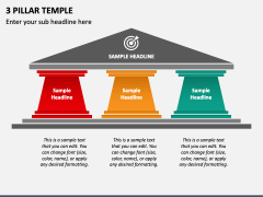 3 Pillar Temple PPT Slide 1