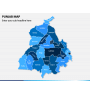 Chandigarh Map Powerpoint Template - Ppt Slides 