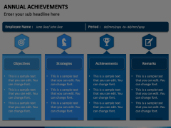 Annual Achievements PowerPoint Template - PPT Slides