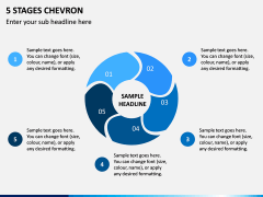 5 Stages Chevron PPT Slide 1