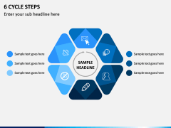 6 Cycle Steps PPT Slide 1