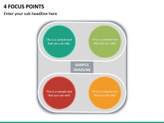 4 Focus Points PPT Slide 2