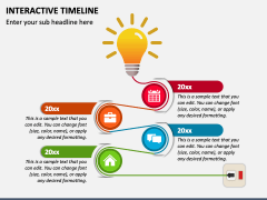 Interactive Timeline PowerPoint Template and Google Slides Theme