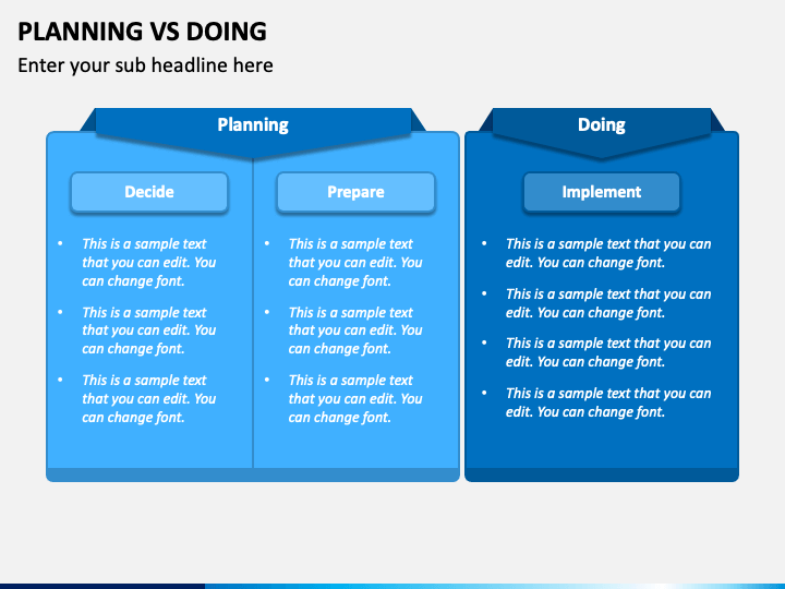 Planning Vs Doing PowerPoint and Google Slides Template - PPT Slides