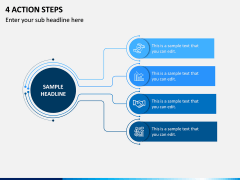 4 Action Steps PPT Slide 1