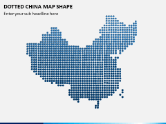 Dotted China Map PPT Slide 1