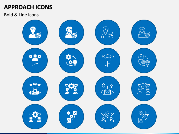 Approach Icons for PowerPoint and Google Slides - PPT Slides