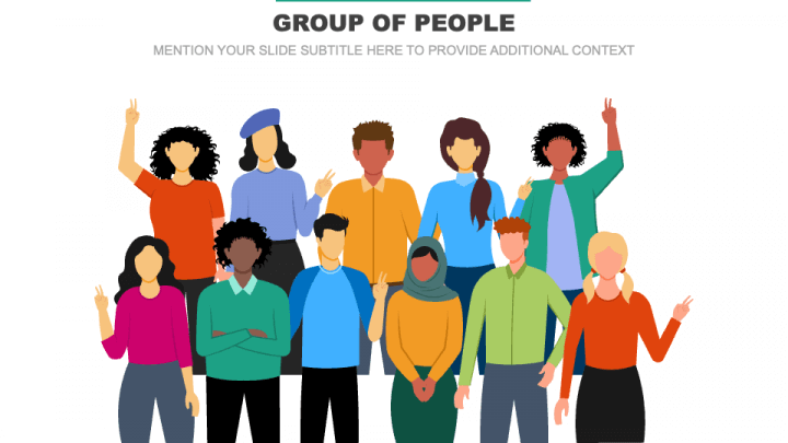 Group of People PowerPoint and Google Slides Template - PPT Slides