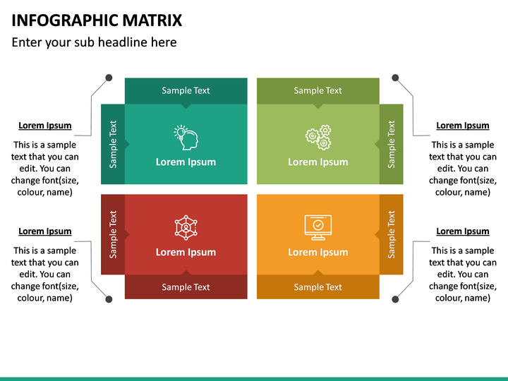 Infographic Matrix PowerPoint Template | SketchBubble