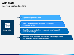 Data Silos PowerPoint and Google Slides Template - PPT Slides