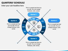 Quarterly Schedule PPT Slide 2
