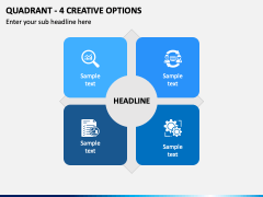 Quadrant - 4 Creative Options PPT Slide 2