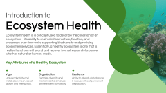 Ecosystem Health PPT Slide 2