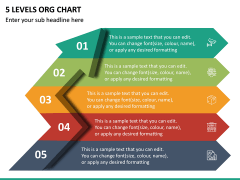 5 Levels Org Chart PPT Slide 2
