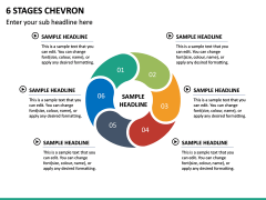 6 Stages Chevron PPT Slide 2