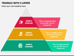 Triangle with 3 Layers PPT Slide 1