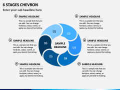 6 Stages Chevron PPT Slide 1