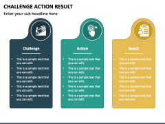 Challenge Action Result PowerPoint and Google Slides Template - PPT Slides