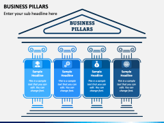 Business Pillars PowerPoint Template and Google Slides Theme