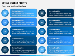 Circle Bullet Points for PowerPoint and Google Slides - PPT Slides