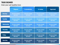 Task Board PowerPoint and Google Slides Template - PPT Slides