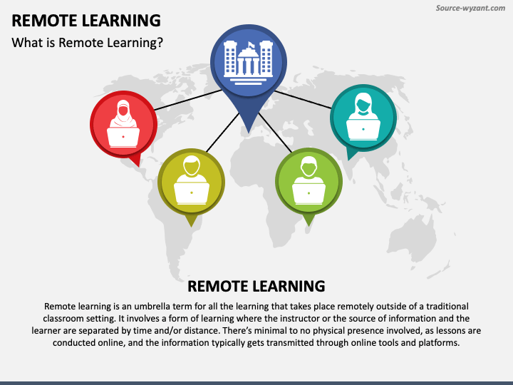 Remote Learning PPT Slide 1