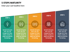 5 Steps Maturity PowerPoint Template - PPT Slides