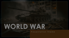 World War Theme Animated Presentation - SketchBubble