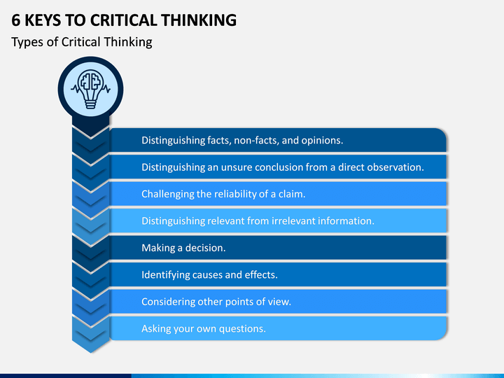 6 keys to critical thinking