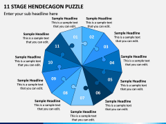11 Stage Hendecagon Puzzle PPT Slide 1