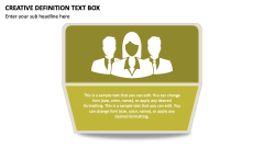 Creative Definition Text Box PPT Slide 1