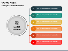 6 Group Lists PPT Slide 2