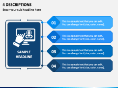 4 Descriptions PPT Slide 1
