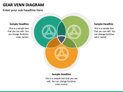 Gear Venn Diagram PPT Slide 2