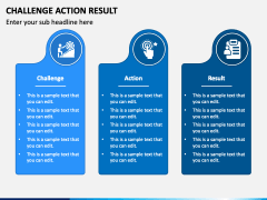 Challenge Action Result PowerPoint and Google Slides Template - PPT Slides