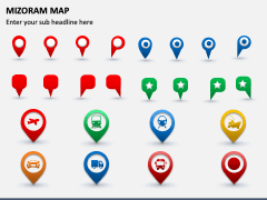 Mizoram Map PPT Slide 4