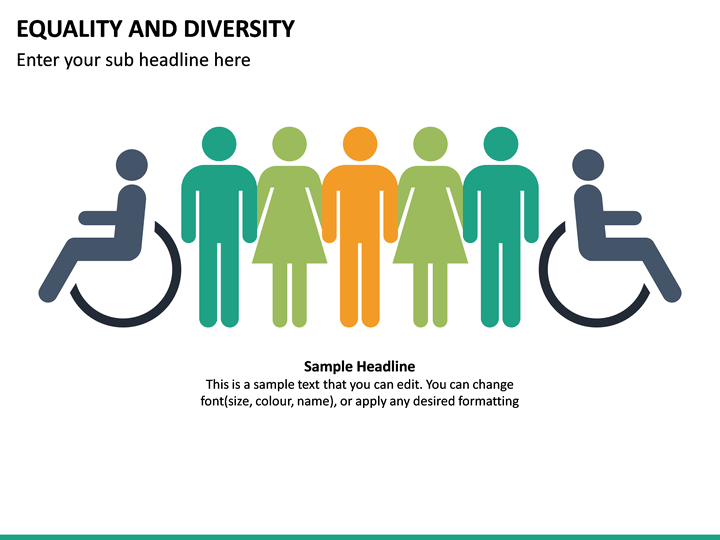 Equality And Diversity PowerPoint Template | SketchBubble